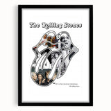 Rolling Stones Retro Poster - "It's Only Rock and Roll" Collage Art