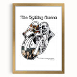 Rolling Stones Retro Poster - "It's Only Rock and Roll" Collage Art