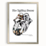 Rolling Stones Retro Poster - "It's Only Rock and Roll" Collage Art