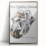 Rolling Stones Retro Poster - "It's Only Rock and Roll" Collage Art