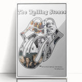 Rolling Stones Retro Poster - "It's Only Rock and Roll" Collage Art