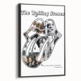 Rolling Stones Retro Poster - "It's Only Rock and Roll" Collage Art