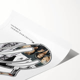 Rolling Stones Retro Poster - "It's Only Rock and Roll" Collage Art