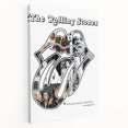 Rolling Stones Retro Poster - "It's Only Rock and Roll" Collage Art