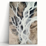 Aerial River Flow – Dynamic Abstract Nature Motion Wall Art