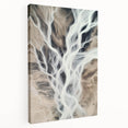 Aerial River Flow – Dynamic Abstract Nature Motion Wall Art