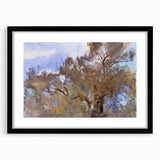 Treetops Against Sky - Romanticism Nature Canvas by John Singer Sargent
