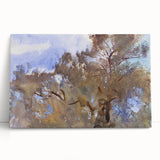 Treetops Against Sky - Romanticism Nature Canvas by John Singer Sargent