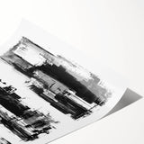 Black and White Abstract Triptych Wall Art – Framed & Canvas