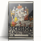 Vintage Art Deco Wall Art - Secession Exhibition Poster Print