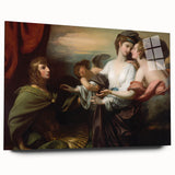 Neoclassical Art Print of Helen Brought to Paris - West's Classic Scene