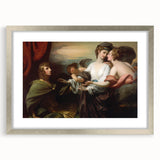 Neoclassical Art Print of Helen Brought to Paris - West's Classic Scene