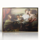 Neoclassical Art Print of Helen Brought to Paris - West's Classic Scene