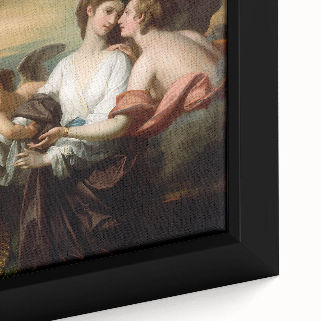 Neoclassical Art Print of Helen Brought to Paris - West's Classic Scene