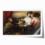 Neoclassical Art Print of Helen Brought to Paris - West's Classic Scene