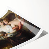 Neoclassical Art Print of Helen Brought to Paris - West's Classic Scene