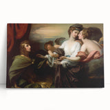 Neoclassical Art Print of Helen Brought to Paris - West's Classic Scene