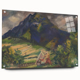 Expressionist Mountain Scene – Choc by Arnold Peter Weisz-Kubínčan