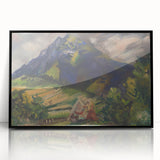 Expressionist Mountain Scene – Choc by Arnold Peter Weisz-Kubínčan