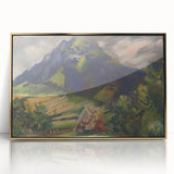 Expressionist Mountain Scene – Choc by Arnold Peter Weisz-Kubínčan