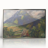 Expressionist Mountain Scene – Choc by Arnold Peter Weisz-Kubínčan