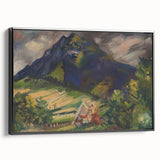 Expressionist Mountain Scene – Choc by Arnold Peter Weisz-Kubínčan