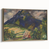 Expressionist Mountain Scene – Choc by Arnold Peter Weisz-Kubínčan