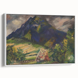 Expressionist Mountain Scene – Choc by Arnold Peter Weisz-Kubínčan