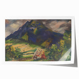 Expressionist Mountain Scene – Choc by Arnold Peter Weisz-Kubínčan