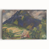 Expressionist Mountain Scene – Choc by Arnold Peter Weisz-Kubínčan