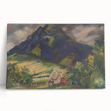 Expressionist Mountain Scene – Choc by Arnold Peter Weisz-Kubínčan
