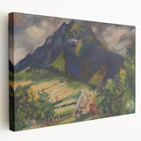 Expressionist Mountain Scene – Choc by Arnold Peter Weisz-Kubínčan