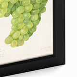 Extra large black wall art featuring colorful, textured fruits on framed canvas, ideal for living room decor.