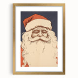Vintage Santa Claus – Retro Christmas Art Prints