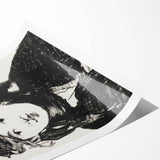 Édouard Manet's Berthe Morisot (In Black) - Impressionist Portrait Print