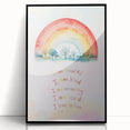 Nursery Wall Art – Inspirational Rainbow Print for Kids' Rooms