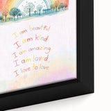 Nursery Wall Art – Inspirational Rainbow Print for Kids' Rooms