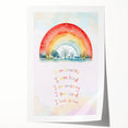 Nursery Wall Art – Inspirational Rainbow Print for Kids' Rooms