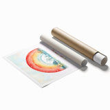 Nursery Wall Art – Inspirational Rainbow Print for Kids' Rooms