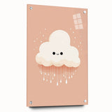 Children's Wall Art Prints - Cute Cloud Minimalist Nursery Decor