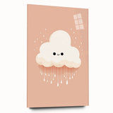 Children's Wall Art Prints - Cute Cloud Minimalist Nursery Decor