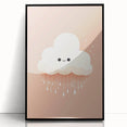 Children's Wall Art Prints - Cute Cloud Minimalist Nursery Decor