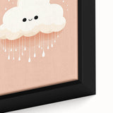 Children's Wall Art Prints - Cute Cloud Minimalist Nursery Decor
