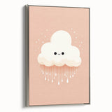 Children's Wall Art Prints - Cute Cloud Minimalist Nursery Decor