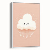 Children's Wall Art Prints - Cute Cloud Minimalist Nursery Decor
