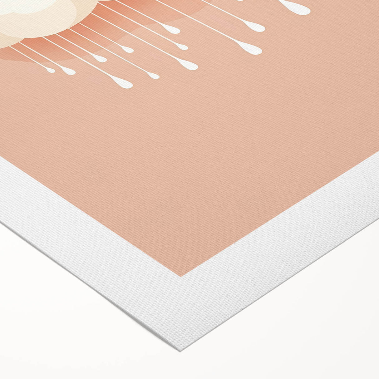 Children's Wall Art Prints - Cute Cloud Minimalist Nursery Decor