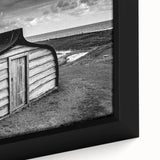 Framed landscape barn wall art featuring a rustic scene with vibrant colors and detailed textures, perfect for farmhouse decor and enhancing interior spaces.