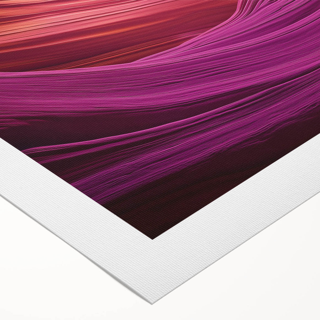 Vibrant rolled canvas depicting a stunning landscape of canyons, showcasing rich earth tones and intricate details, perfect for home decor or art enthusiasts. The artwork emphasizes natural beauty and would enhance any living space.
