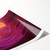 Vibrant rolled canvas print showcasing a stunning landscape of canyons, featuring rich earthy tones and intricate details, perfect for home decor or art enthusiasts.