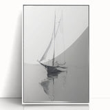 Framed acrylic artwork showcasing a vibrant landscape design with a white border, ideal for home decor, adding depth and color to any room.